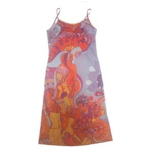 Miss Sixty Nude Woman Print Dress